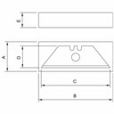 Ver imagem 2 de Lâmina para Faca Industrial 10 Peças Tramontina Pro Tramontina