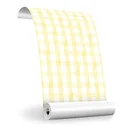 Ver imagem 5 de Papel de Parede Adesivo Xadrez Amarelo Lavável Fosco 3m