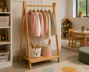 Ver imagem 5 de Arara Infantil Simples e Decorativa de Madeira