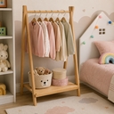 Ver imagem 4 de Arara Infantil Simples e Decorativa de Madeira