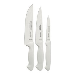 Faqueiro Premium 3Peças+6Facas Nygma Texturizadas Tramontina - 1 Faqueiro Premium 3Peças+6Facas Nygma Texturizadas Tramontina - 1