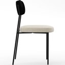 Ver imagem 4 de Kit 06 Cadeiras para Sala de Jantar L02 Preto Champagne