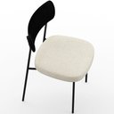 Ver imagem 2 de Kit 06 Cadeiras para Sala de Jantar L02 Preto Champagne