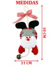 Ver imagem 6 de Kit 12 Pendente Natalino Boneco de Neve Rena Papai Noel 18cm
