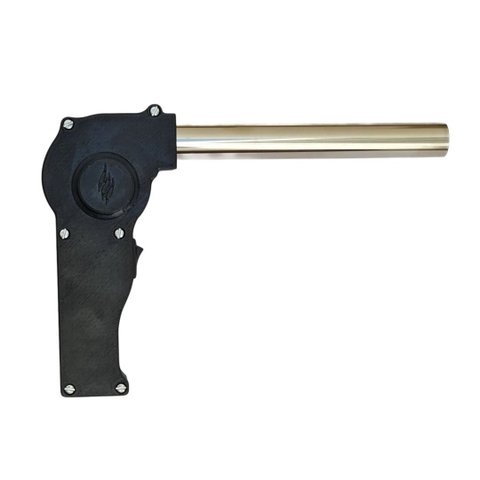 Acendedor Soprador Forja Grill de Churrasqueira Carvão e Lareira Manual