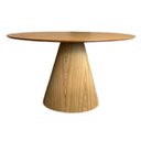 Ver imagem 2 de Mesa de Jantar Cone Oval 120x80cm Tampo Madeira Freijó