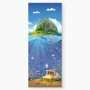 Ver imagem 4 de Adesivo de Porta - Fundo do Mar 1
