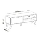 Ver imagem 7 de Rack para TV até 47 Polegadas 1 Porta 2 Nicho Lotus Artely Preto