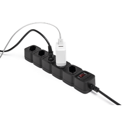 Protetor Eletrônico Filtro De Linha Intelbras Epe 205 + Com 5 Tomadas Bivolt Automático - 2