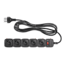 Ver imagem 1 de Protetor Eletrônico Filtro De Linha Intelbras Epe 205 + Com 5 Tomadas Bivolt Automático