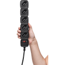 Ver imagem 4 de Protetor Eletrônico Filtro De Linha Intelbras Epe 205 + Com 5 Tomadas Bivolt Automático
