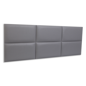Cabeceira Queen Corino 162x60 Cama Box Modulada Retangular Cinza