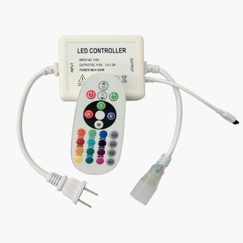Controle Mangueira Fita Led Neon Flex Rgb Efeitos Bivolt