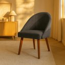 Ver imagem 3 de Kit 4 Cadeiras de Jantar Lua Pe Palito Suede Cinza