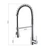 Torneira Cozinha Gourmet Monocomando Duplo Jato Mesa ME02 - 7