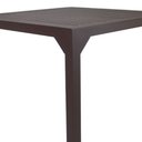 Ver imagem 2 de Mesa Quadrada Haiti 100cm Tampo Ripado em Alumínio Cozinha Edícula Trama Original