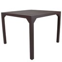 Ver imagem 1 de Mesa Quadrada Haiti 100cm Tampo Ripado em Alumínio Cozinha Edícula Trama Original