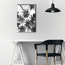 Ver imagem 2 de Quadro Decorativo Coqueiros Preto e Branco 60x40cm MDF
