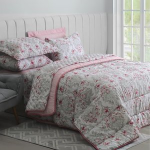 Jogo de Cama Queen Duplo 4 Peças Sultan Realce Premium Tamara