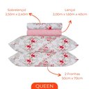 Ver imagem 3 de Jogo de Cama Queen Duplo 4 Peças Sultan Realce Premium Tamara