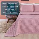 Ver imagem 5 de Conjunto Cama Casal Queen Size Melody Bordada 200 Fios Extra Macio - Ravena:rose