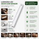 Ver imagem 2 de Luminária LED com Sensor de Presença Luminaria Inducao 21 Leds Inteligente 30cm Recarregável USB