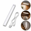 Ver imagem 1 de Luminária LED com Sensor de Presença Luminaria Inducao 21 Leds Inteligente 30cm Recarregável USB