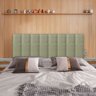 Cabeceiras de Cama Queen Size Moderna Medida 160cm Egmobile Cabeceira 8 Módulos Bege - 1