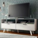 Ver imagem 4 de Rack para Tv até 55" Oslo 2 Portas com Pés Branco Madesa