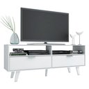 Ver imagem 1 de Rack para Tv até 55" Oslo 2 Portas com Pés Branco Madesa