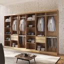 Ver imagem 1 de Closet Casal Hera Premium 4 Gavetas 10 Prateleiras Mdp Rufato