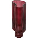 Ver imagem 2 de Vaso Zingaro Decorativo Cachepô Enfeite  20x16x9cm Vidro Vermelho