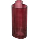 Ver imagem 4 de Vaso Zingaro Decorativo Cachepô Enfeite  20x16x9cm Vidro Vermelho