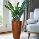 Ver imagem 3 de Vaso De Planta Médio Em Polietileno Design De Grafiato 26L