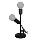 Ver imagem 3 de Abajur Luminária de Mesa 2 Hastes Moderno Ideal para Sala, Quarto na Cor Preto Bivolt 110v/220v