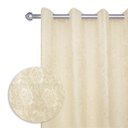 Ver imagem 2 de Cortina Jacquard Sala Quarto e Escritório P/ Varão 2 metros Cor:Champagne