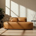 Ver imagem 2 de Sofá Orgânico Horizonte 3 Lugares 180cm Corano Caramelo - Nexta Casa