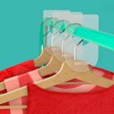 Ver imagem 6 de Kit 6 Separador de Cabides Divisor Tamanho Roupas Arara de Loja Organizador Ordene