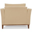 Ver imagem 5 de Poltrona Decorativa Balli 1 Lugar Pes Madeira Linho Dourado Ezz Dourado