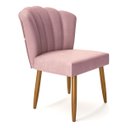 Ver imagem 2 de Cadeira Poltrona Pétala Sala Estar Penteadeira e Salão Rosê