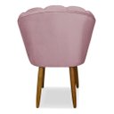 Ver imagem 4 de Cadeira Poltrona Pétala Sala Estar Penteadeira e Salão Rosê