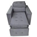 Ver imagem 6 de Poltrona do Papai Retrátil Reclinável Suede Cinza Conforto - Larbelle