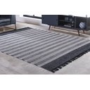 Ver imagem 1 de Tapete Kilim Mallani 200x250 Dupla Face Preto/unico