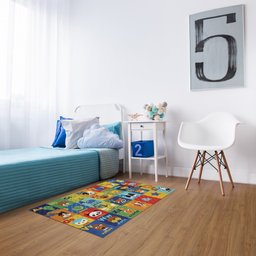 Tapete Infantil Emborrachado Antiderrapante 100x140cm Fazenda - 6