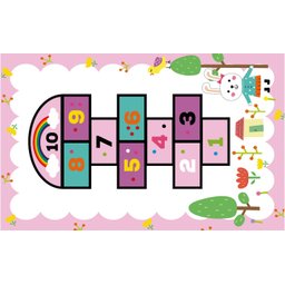 Tapete Infantil Emborrachado Antiderrapante 100x140cm Fazenda - 3