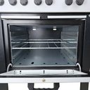 Ver imagem 5 de Fogão a Gás 4 Bocas com Forno Cefaz Linha Chef Branco e Preto