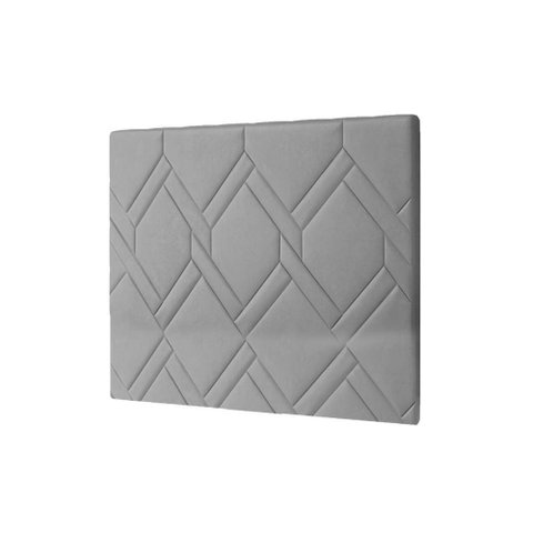 Cabeceira Cama Box Estofada Solteiro Solteiro Lima Plus Chumbo - Simbal