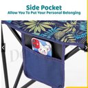 Ver imagem 4 de Cadeira Pesca Dobrável Camping Praia com Bolso Lateral