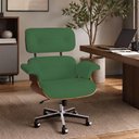Ver imagem 1 de Poltrona Charles Eames Office Couro Sintético Linha Premium Design Atemporal Escritório - Verde