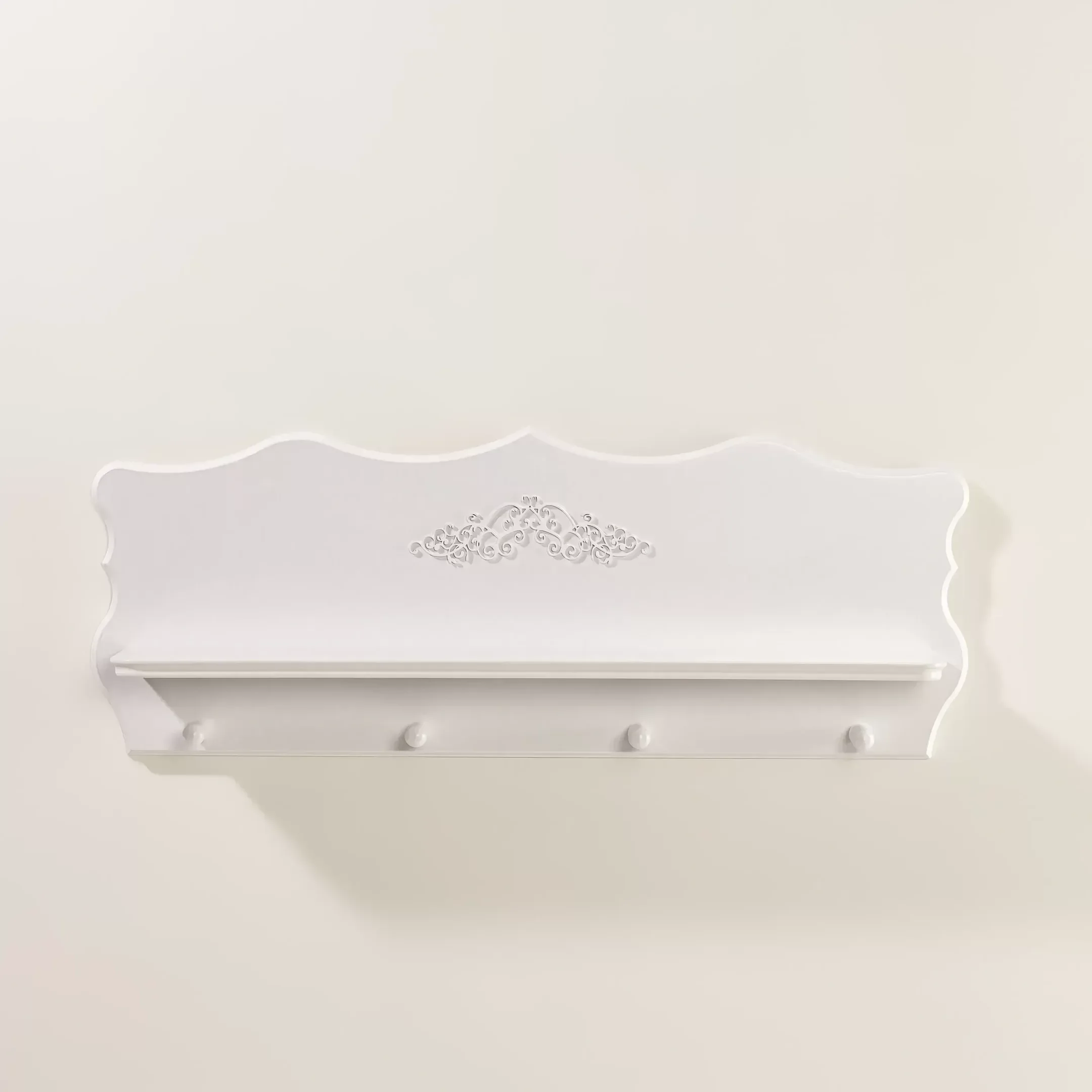 Prateleira Infantil Provence Branco Fosco 0,90 Cm - 3